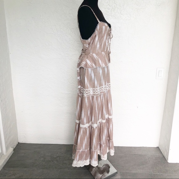 Hemant & Nandita Gurun Coverup Maxi Dress in Nude - Picture 4 of 9